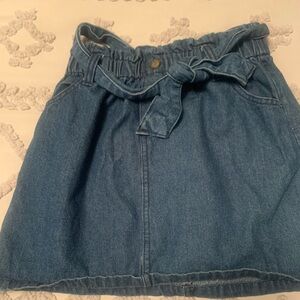 Girl size 7/8 denim skirt